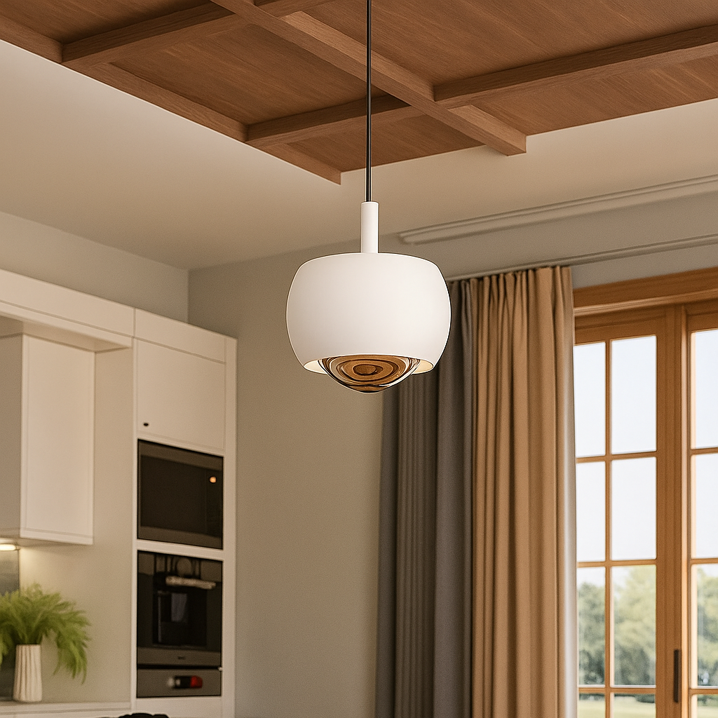 Minimalistische Pendelleuchte mit LED-Licht und elegantem kreisförmigen Design Karnz