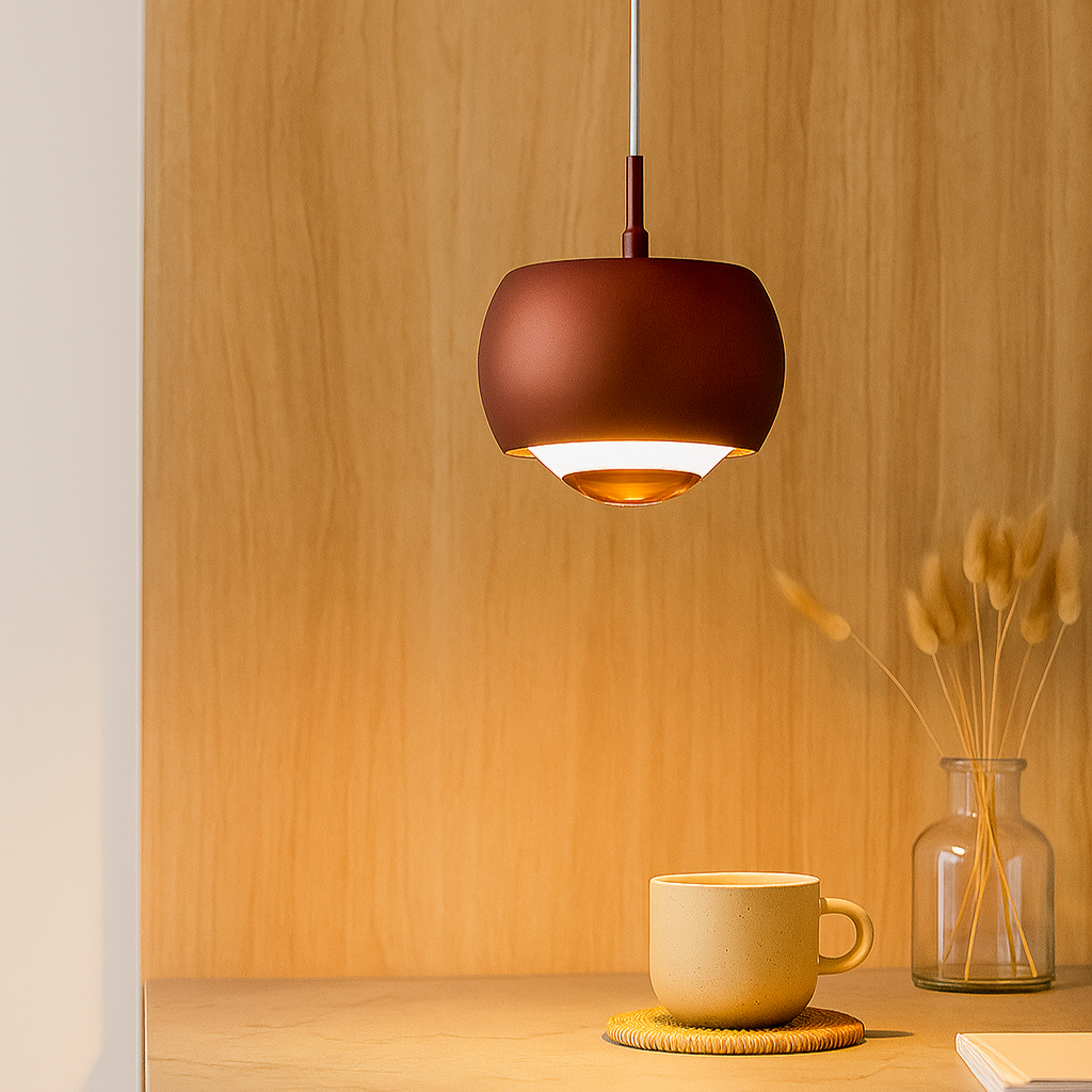 Minimalistische Pendelleuchte mit LED-Licht und elegantem kreisförmigen Design Karnz