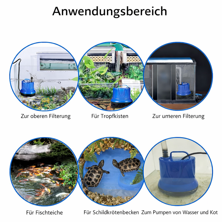 AquaPure Bodensauger-Filter — Verleihe deinem Aquarium mühelos kristallklare Frische, die deine Fische verdienen! | Karnz