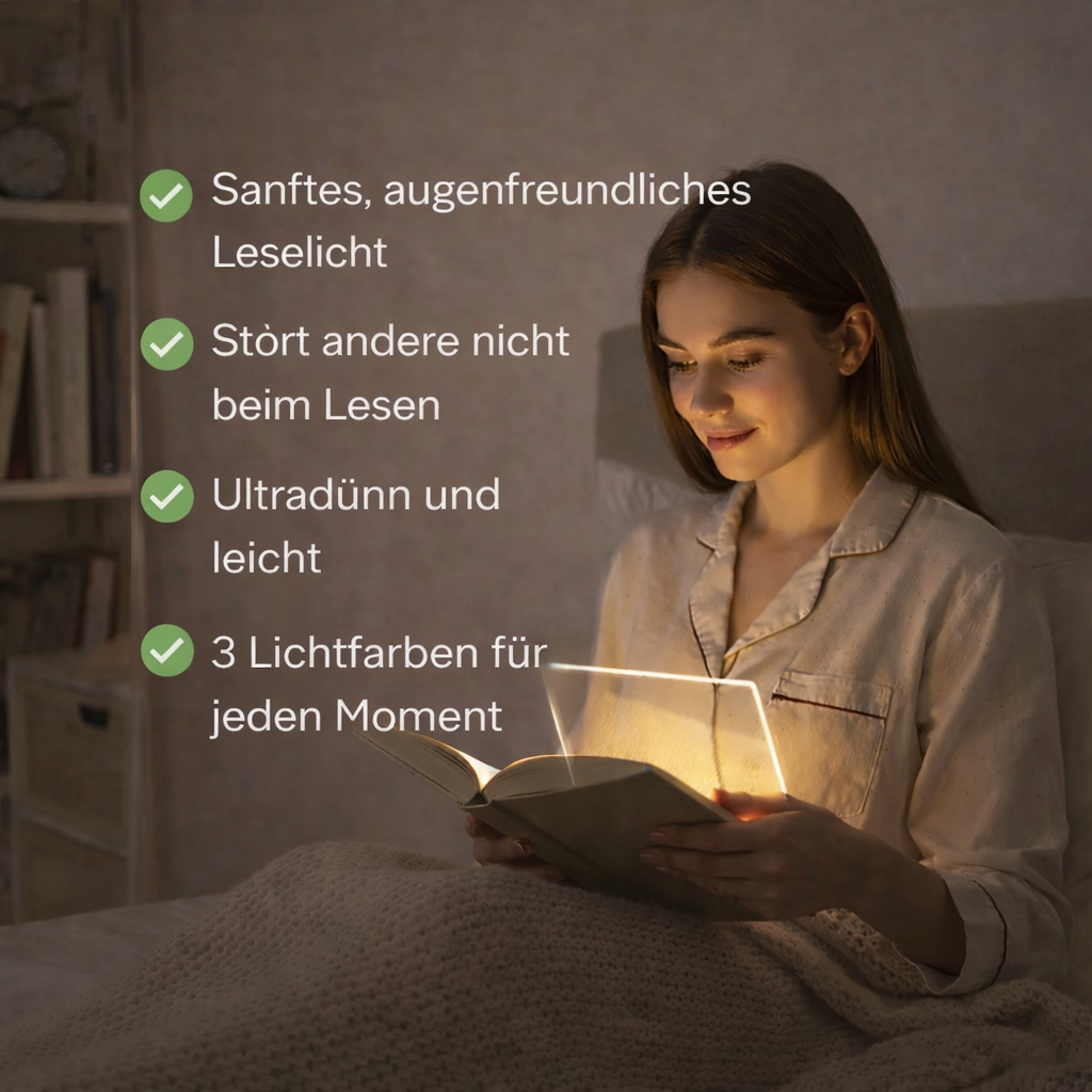 LumaLeaf — Entspannt lesen ohne Augenstress, überall und jederzeit | Karnz