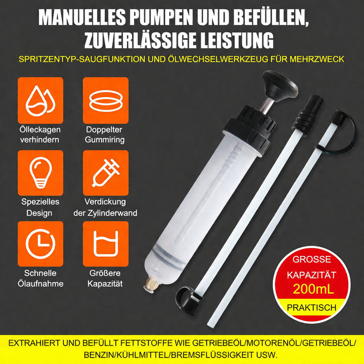 PowerSiphon — Schnelle, saubere Flüssigkeitswechsel ohne Stress oder Chaos | Karnz