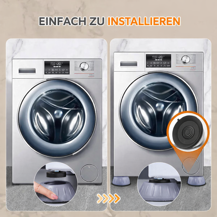 Anti-Vibrations-Waschmaschinenfüße – Weniger Lärm, Mehr Stabilität | Karnz