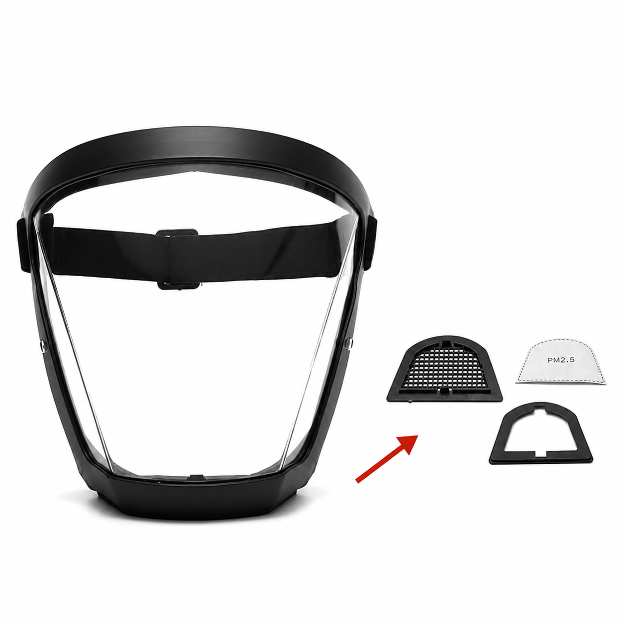 Gesichtsschutz Maske transparent – Arbeitsschutz | Karnz