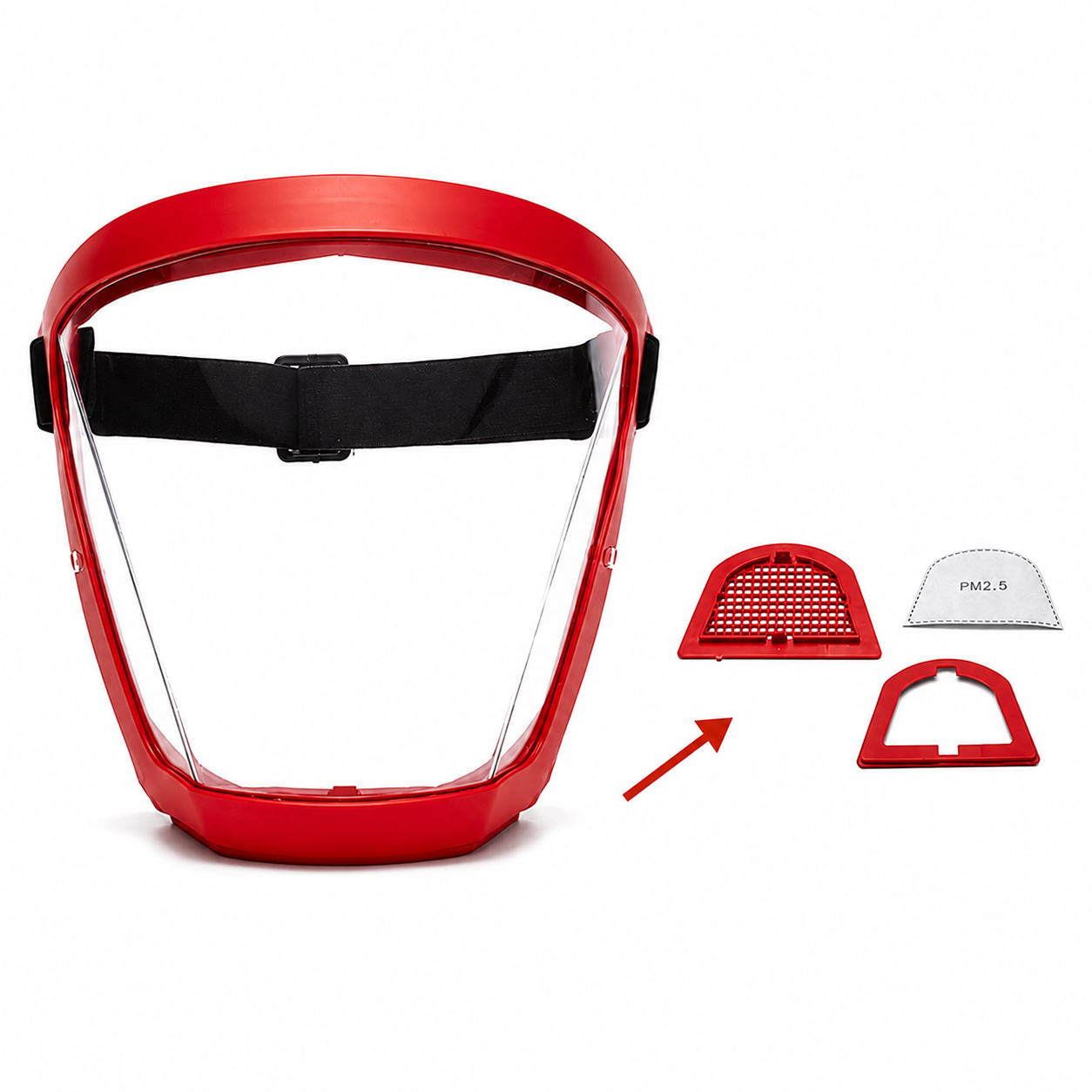 Gesichtsschutz Maske transparent – Arbeitsschutz | Karnz