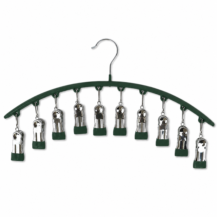 Leggings-Organizer Kleiderbügel mit Gummi-Clips | Karnz