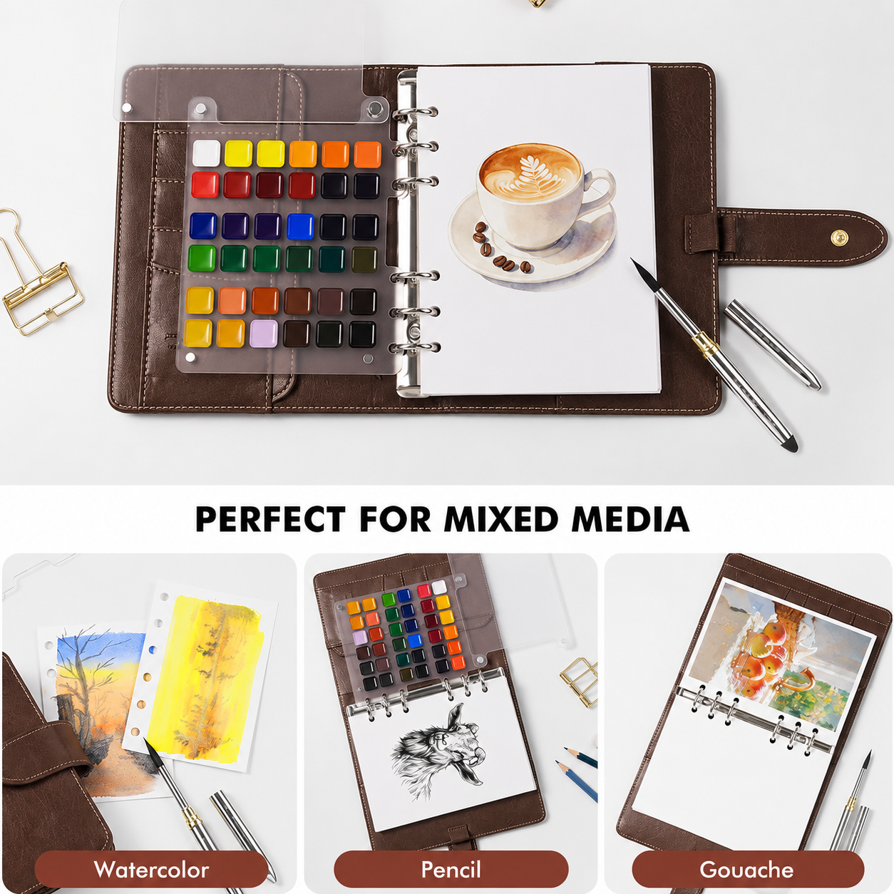 Fuumuui Aquarell-Reiseskizzenbuch-Set groß | Karnz