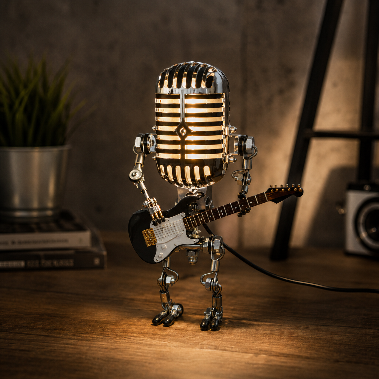 Roboter Tischlampe mit einstellbarem LED-Licht | Karnz