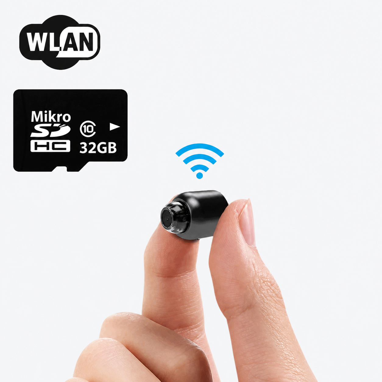 Ultrakleine WLAN-Überwachungskamera mit Nachtsicht | Karnz