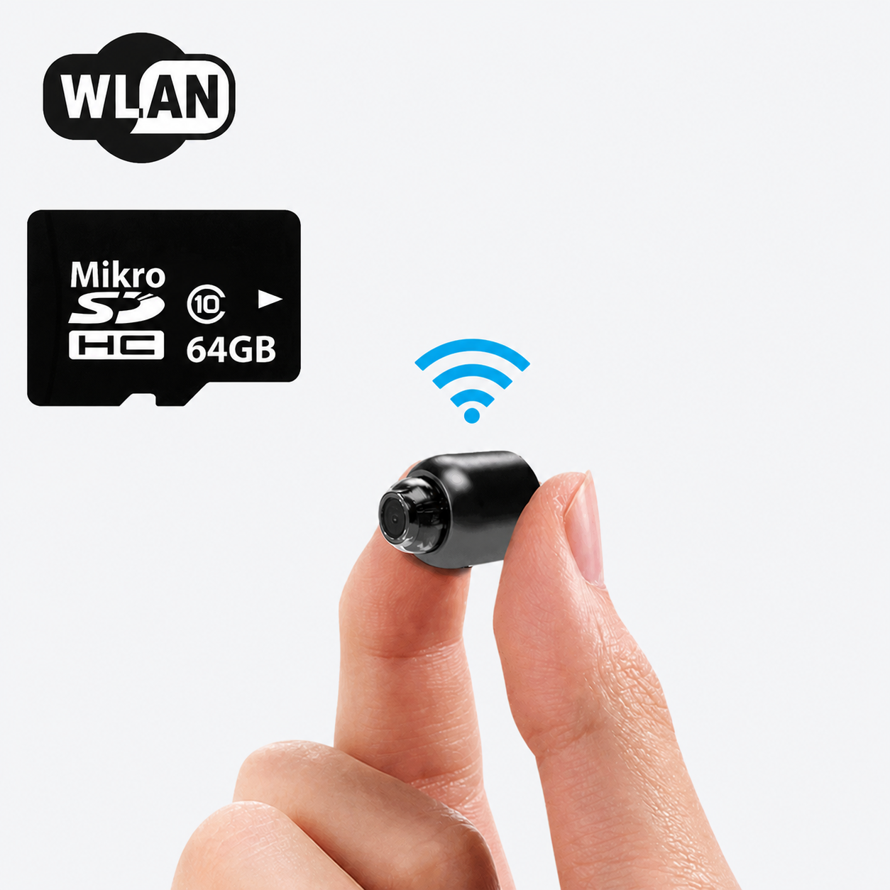 Ultrakleine WLAN-Überwachungskamera mit Nachtsicht | Karnz