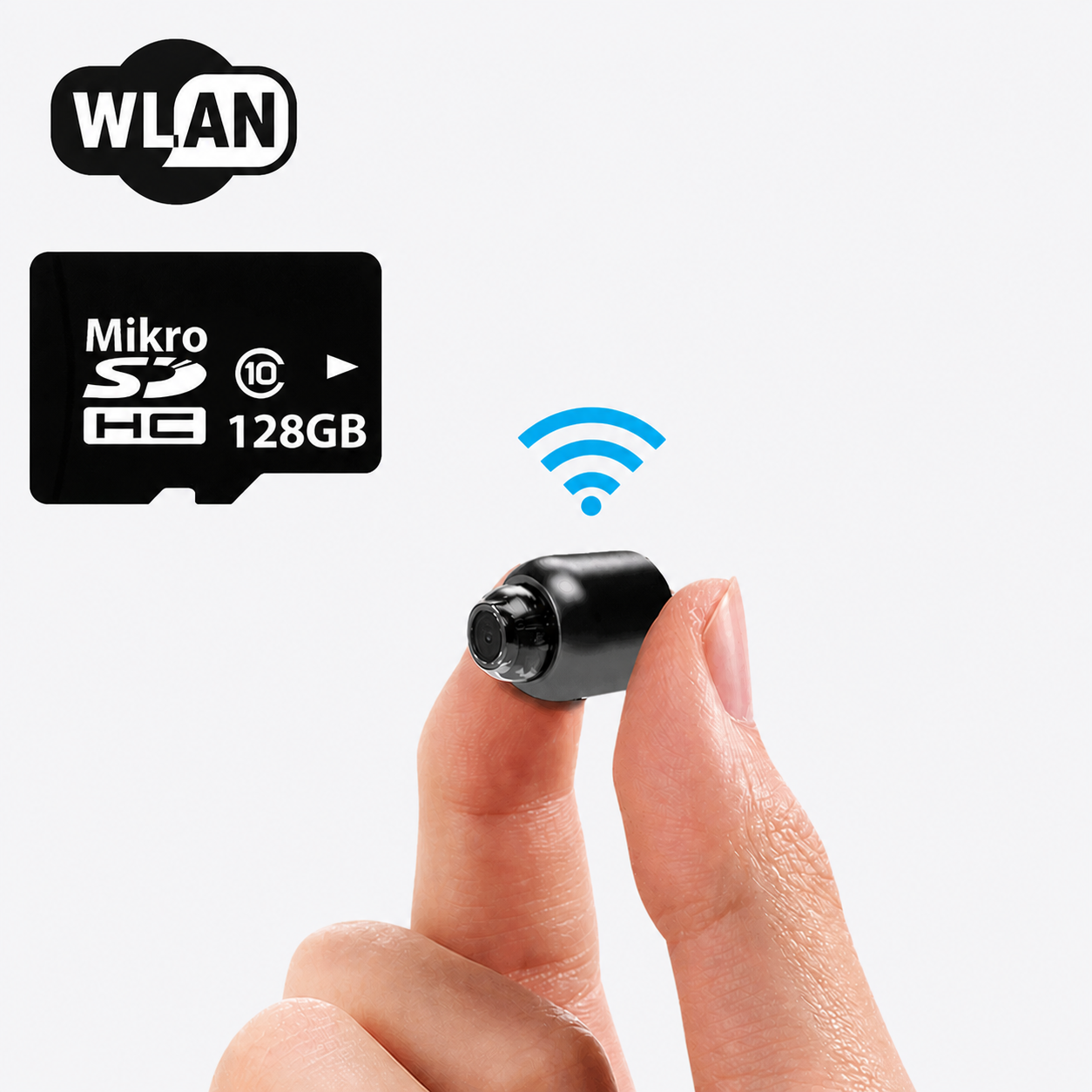 Ultrakleine WLAN-Überwachungskamera mit Nachtsicht | Karnz