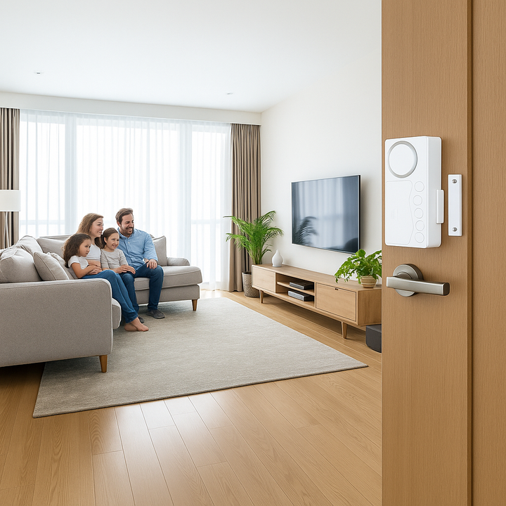 Sofortige Alarmmodi – 108dB Laut Slim Design – Einfache Installation – Schützt Kinder & Haussicherheit Karnz