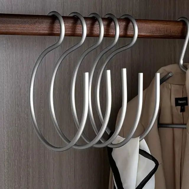 HangStruct – S-förmige Metallkleiderbügel (Set von 5) zur Platzersparnis | Karnz