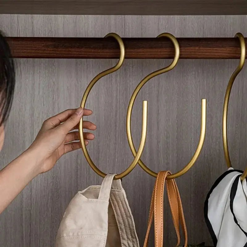 HangStruct – S-förmige Metallkleiderbügel (Set von 5) zur Platzersparnis | Karnz