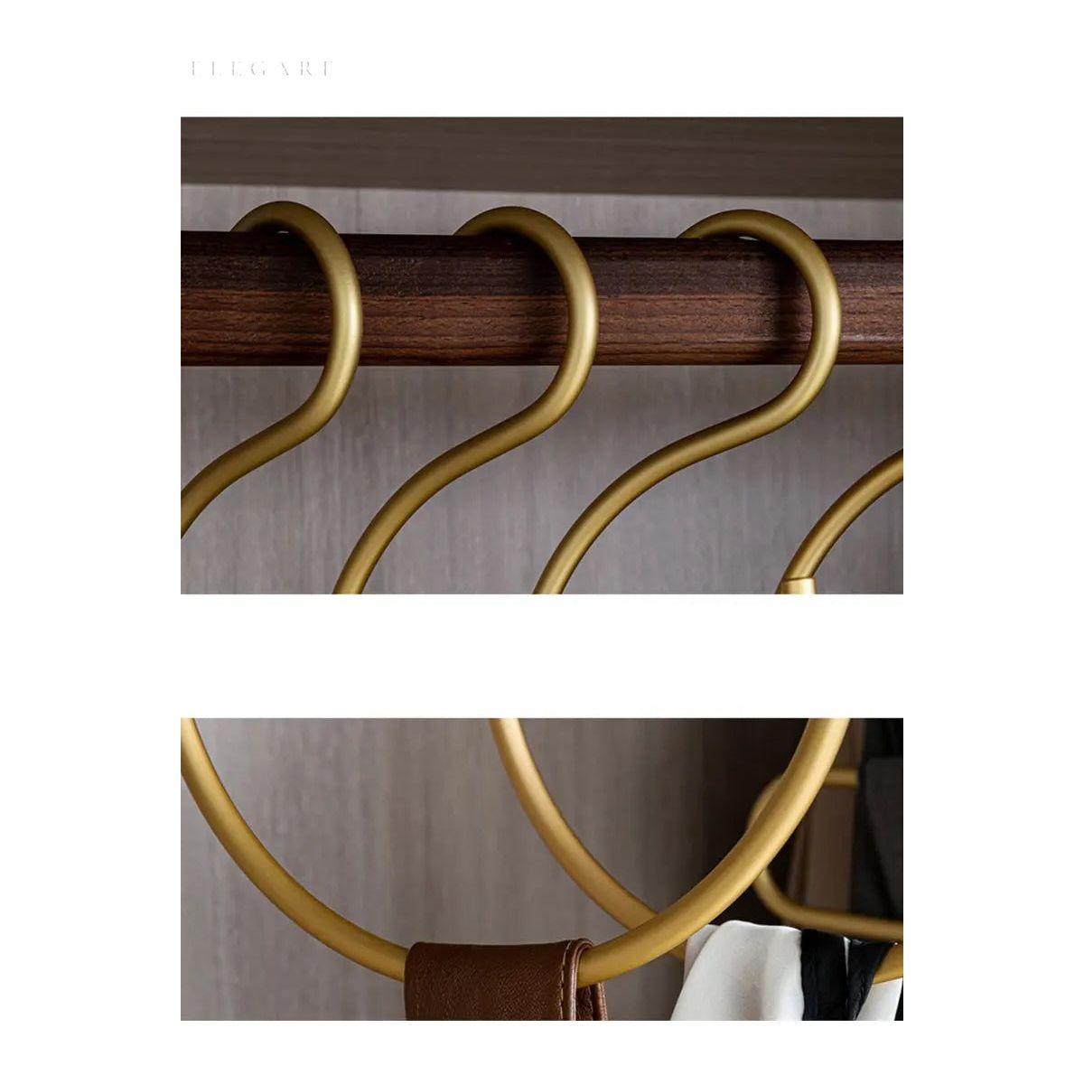 HangStruct – S-förmige Metallkleiderbügel (Set von 5) zur Platzersparnis | Karnz