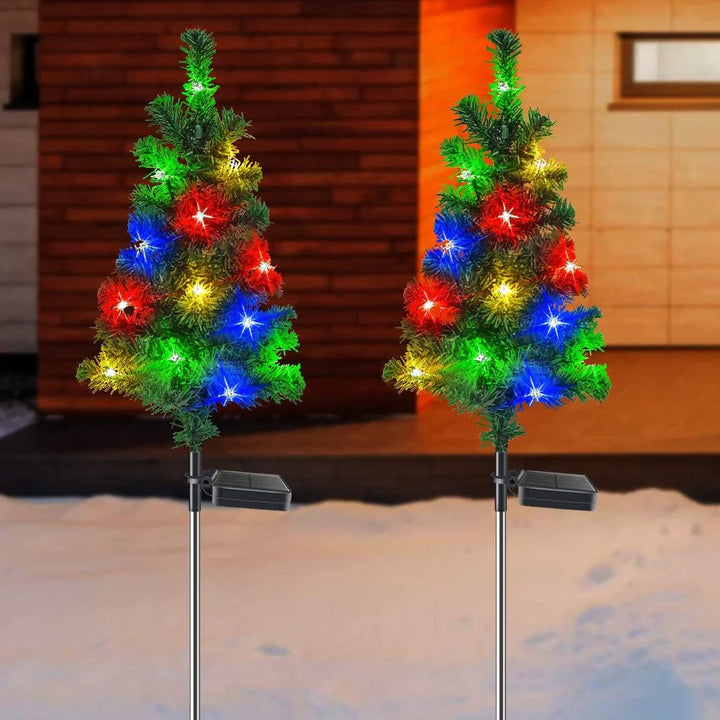 Weihnachtsbaum Solar Gartenlicht Karnz