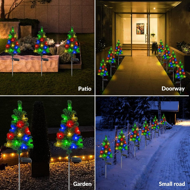 Weihnachtsbaum Solar Gartenlicht Karnz
