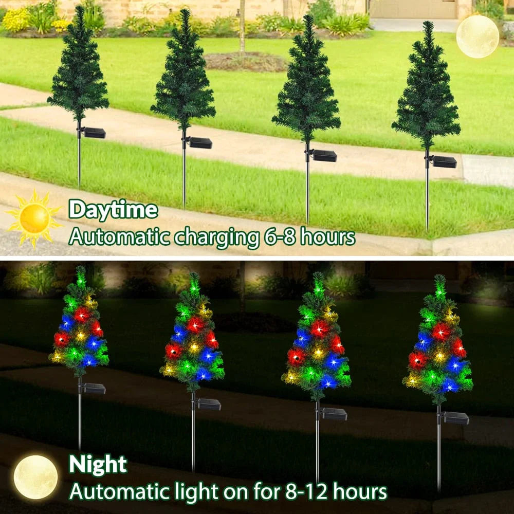 Weihnachtsbaum Solar Gartenlicht Karnz