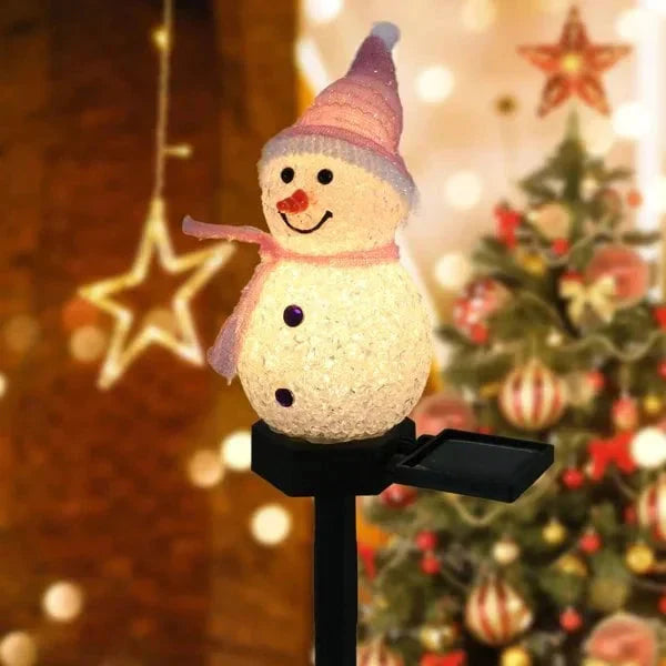 Solarbetriebene Schneemannlampe - SolarSnow | Karnz