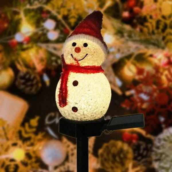 Solarbetriebene Schneemannlampe - SolarSnow | Karnz