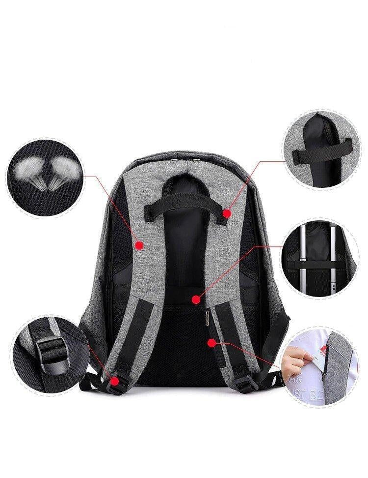 City Travel Anti-Diebstahl Deluxe Rucksack | Karnz