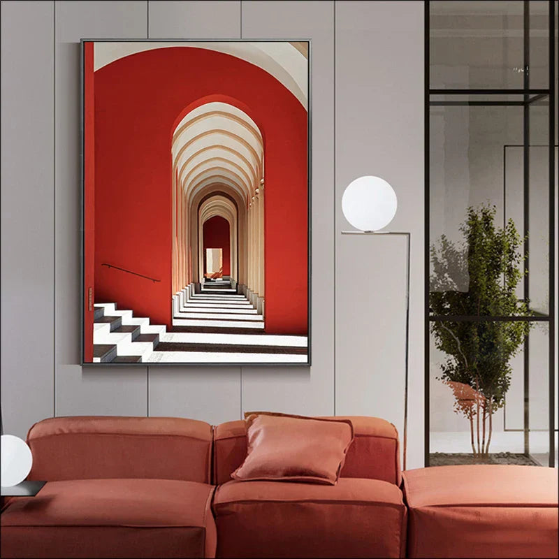 Klassische Architektonische Wandkunst Poster Feine Kunst Leinwanddrucke Inspirierende Atmosphärische Bilder Für Wohnzimmer Zeitgenössische Foyer Kunst Dekor