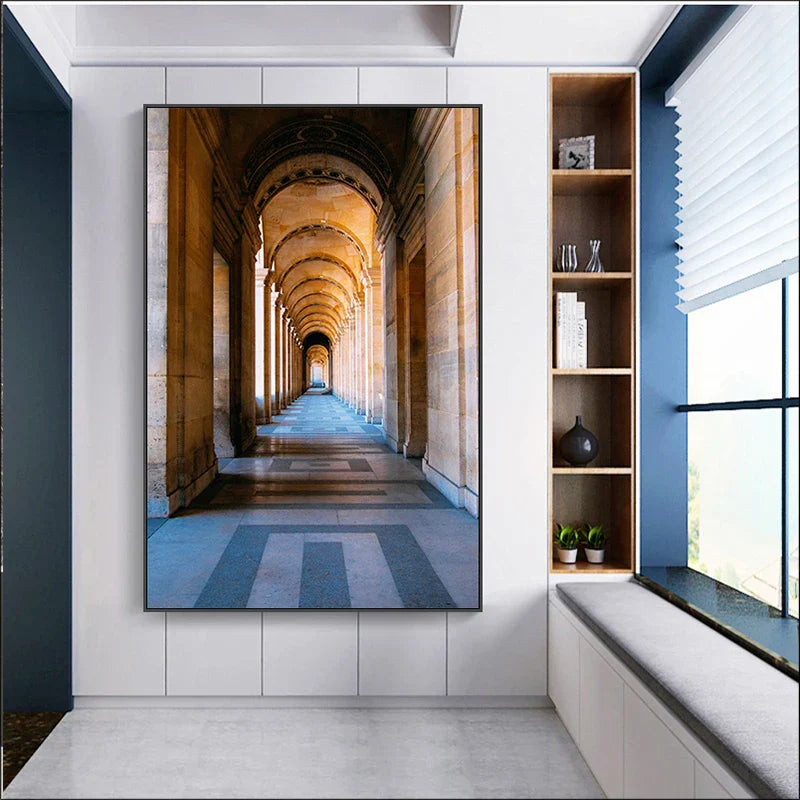 Klassische Architektonische Wandkunst Poster Feine Kunst Leinwanddrucke Inspirierende Atmosphärische Bilder Für Wohnzimmer Zeitgenössische Foyer Kunst Dekor