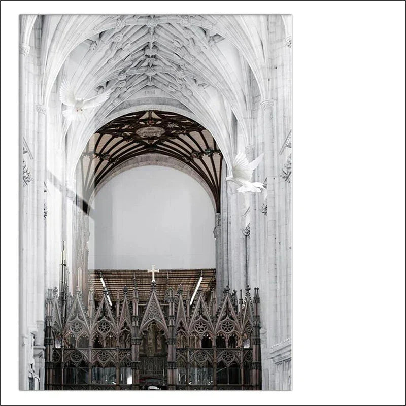 Klassische Architektonische Wandkunst Poster Feine Kunst Leinwanddrucke Inspirierende Atmosphärische Bilder Für Wohnzimmer Zeitgenössische Foyer Kunst Dekor