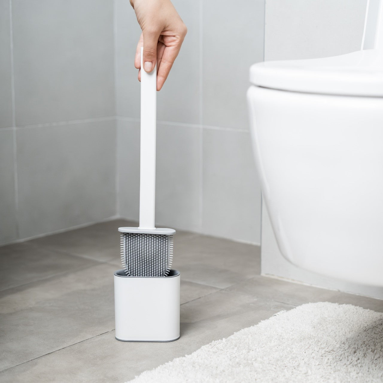 Toilettenbürste aus Silikon
