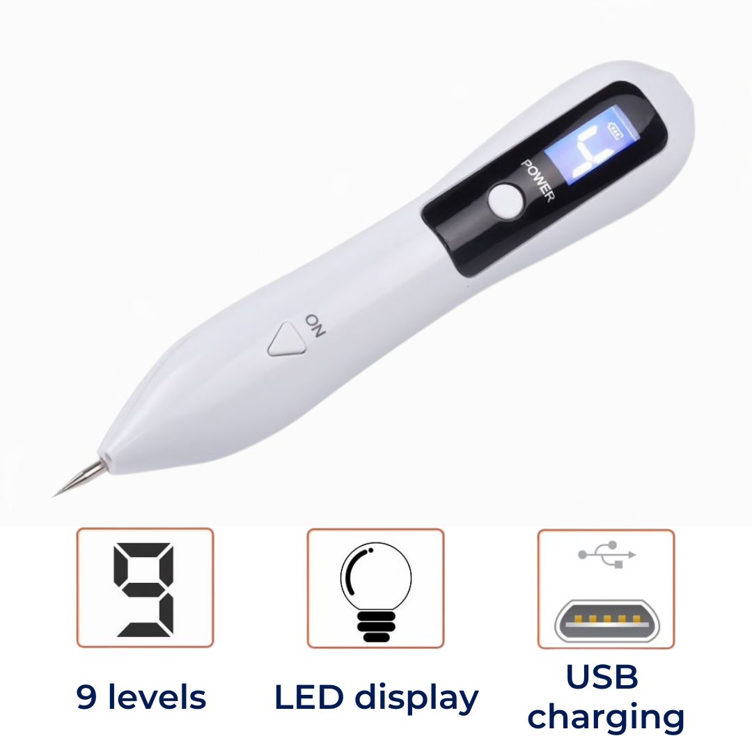 ClearSkinPro Laser Plasma Pen - Nicht-invasiv | zur Entfernung von Sommersprossen, Hautflecken, Punkten, Muttermalen und Tätowierungen zu Hause Karnz