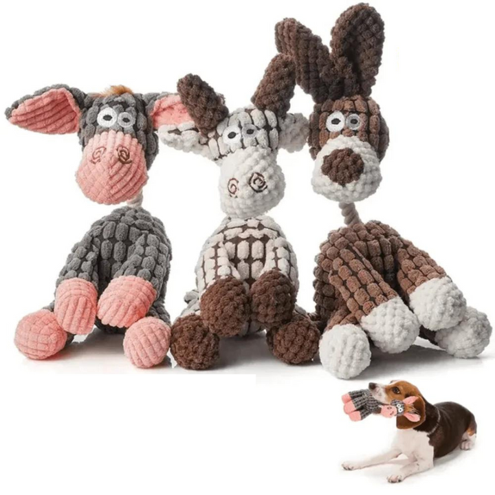 Sandsberg | Robustes Hundespielzeug aus Plüsch | Bissfestes und langlebiges Design | Mehrere Modelle