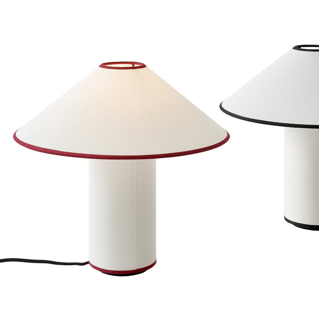 Tischlampe mit Stoffschirm – Lunara | Karnz