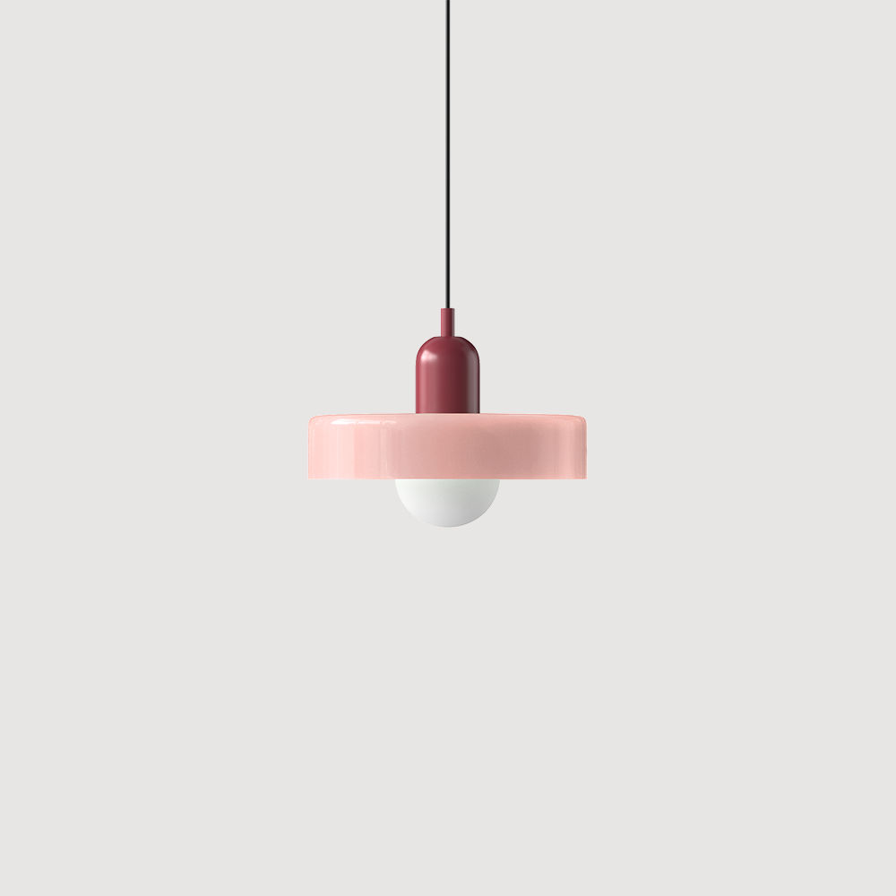 Bauhaus Bunte Glas Pendelleuchte - Moderne Designlampe für Wohnzimmer und Esszimmer | Karnz