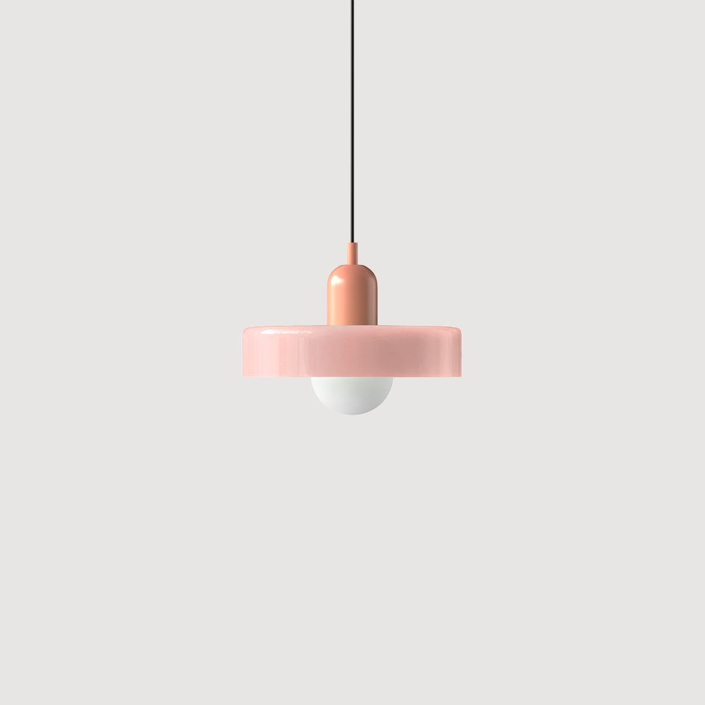 Bauhaus Bunte Glas Pendelleuchte - Moderne Designlampe für Wohnzimmer und Esszimmer | Karnz