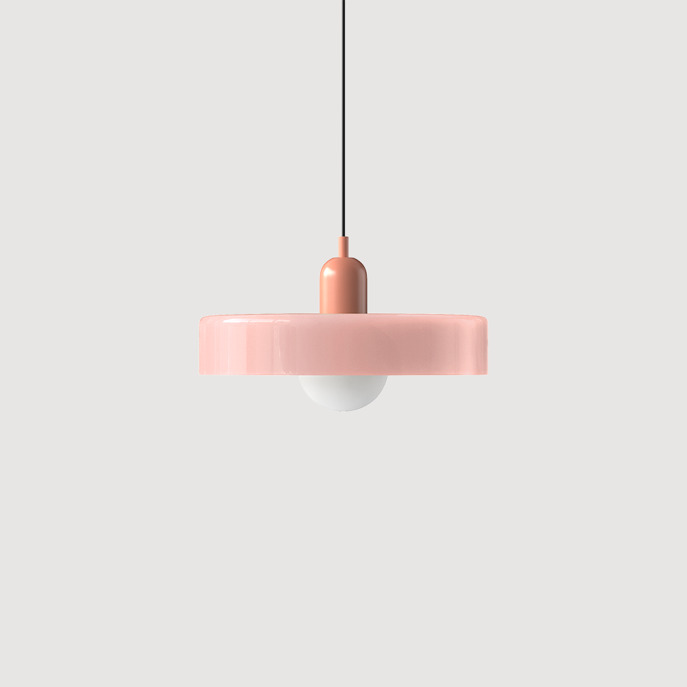 Bauhaus Bunte Glas Pendelleuchte - Moderne Designlampe für Wohnzimmer und Esszimmer | Karnz