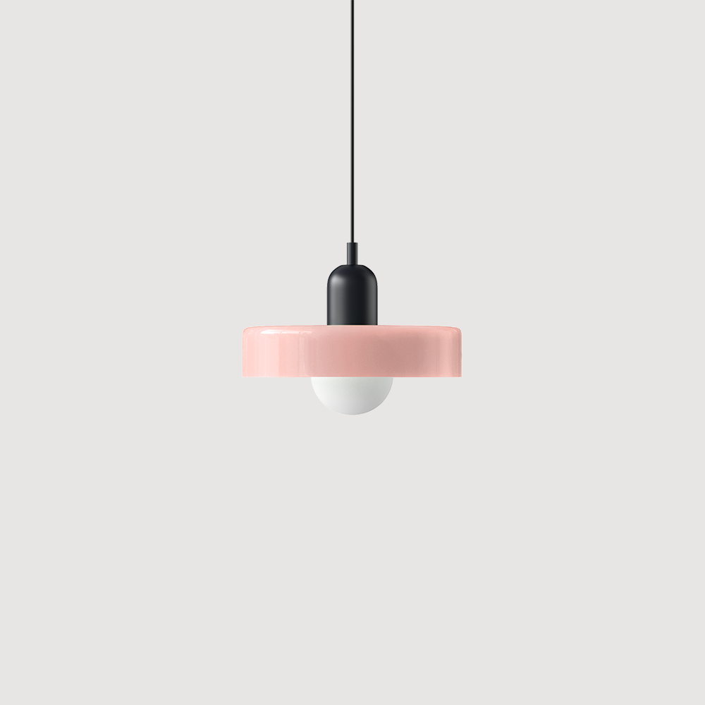 Bauhaus Bunte Glas Pendelleuchte - Moderne Designlampe für Wohnzimmer und Esszimmer | Karnz