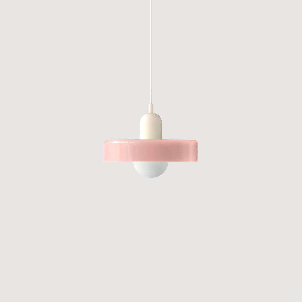 Bauhaus Bunte Glas Pendelleuchte - Moderne Designlampe für Wohnzimmer und Esszimmer | Karnz