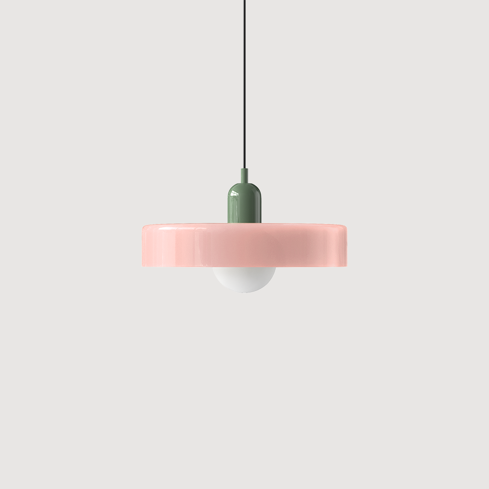 Bauhaus Bunte Glas Pendelleuchte - Moderne Designlampe für Wohnzimmer und Esszimmer | Karnz