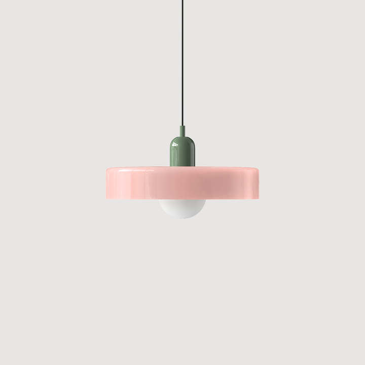 Bauhaus Bunte Glas Pendelleuchte - Moderne Designlampe für Wohnzimmer und Esszimmer | Karnz