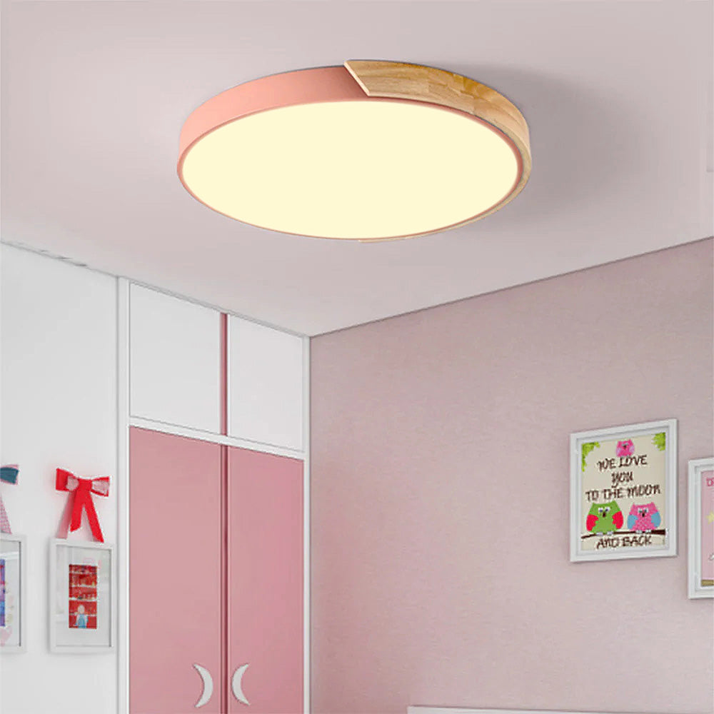 Bunte Runde LED-Deckenleuchte | Karnz