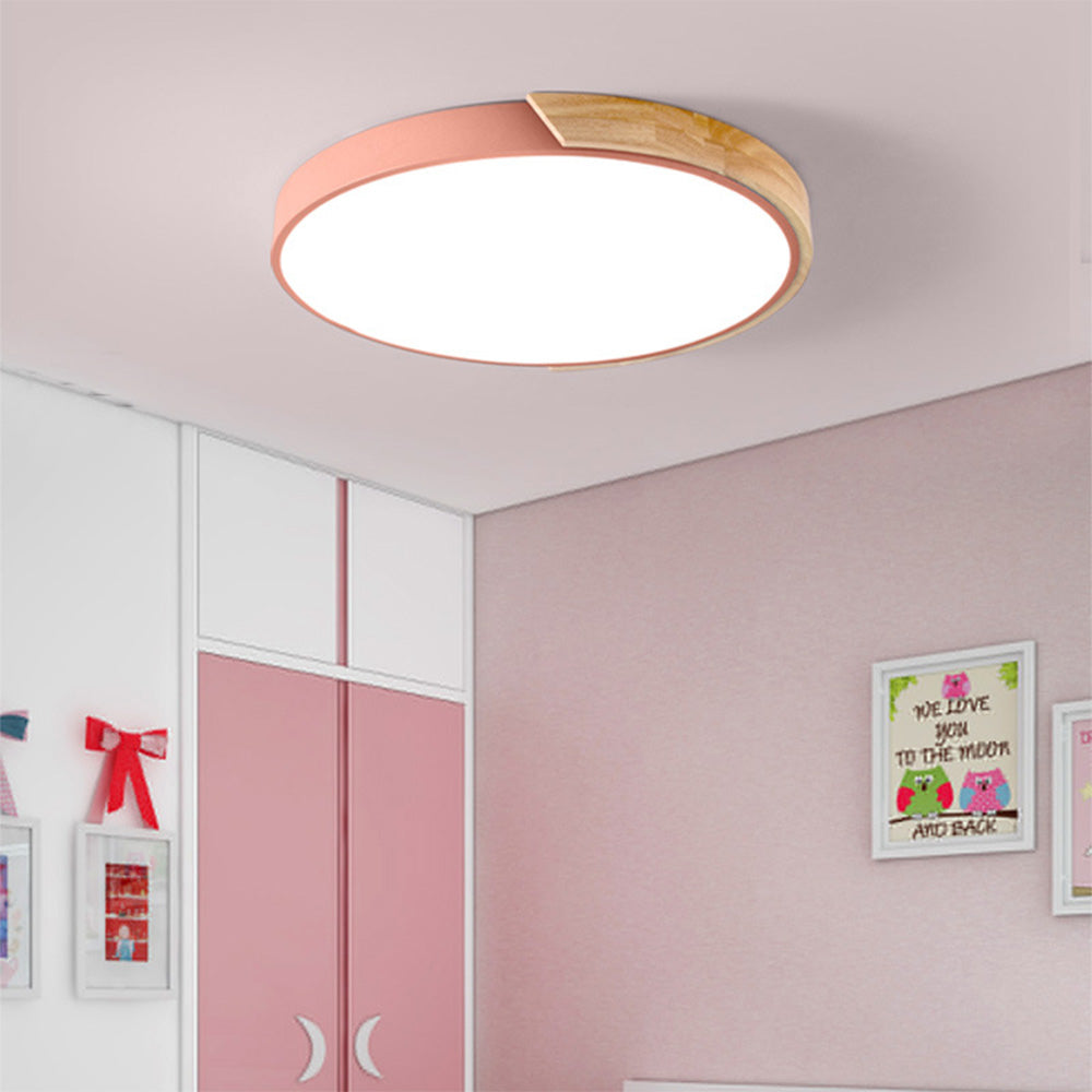 Bunte Runde LED-Deckenleuchte | Karnz