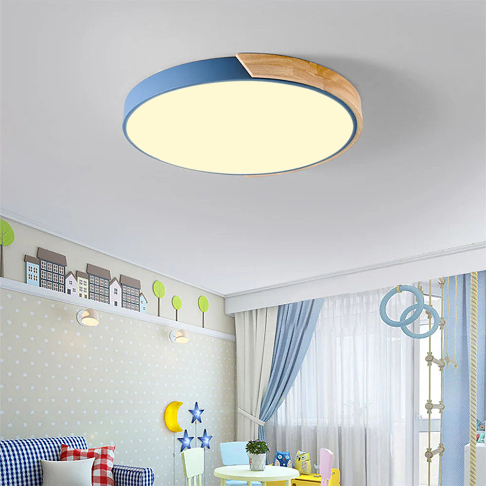 Bunte Runde LED-Deckenleuchte | Karnz