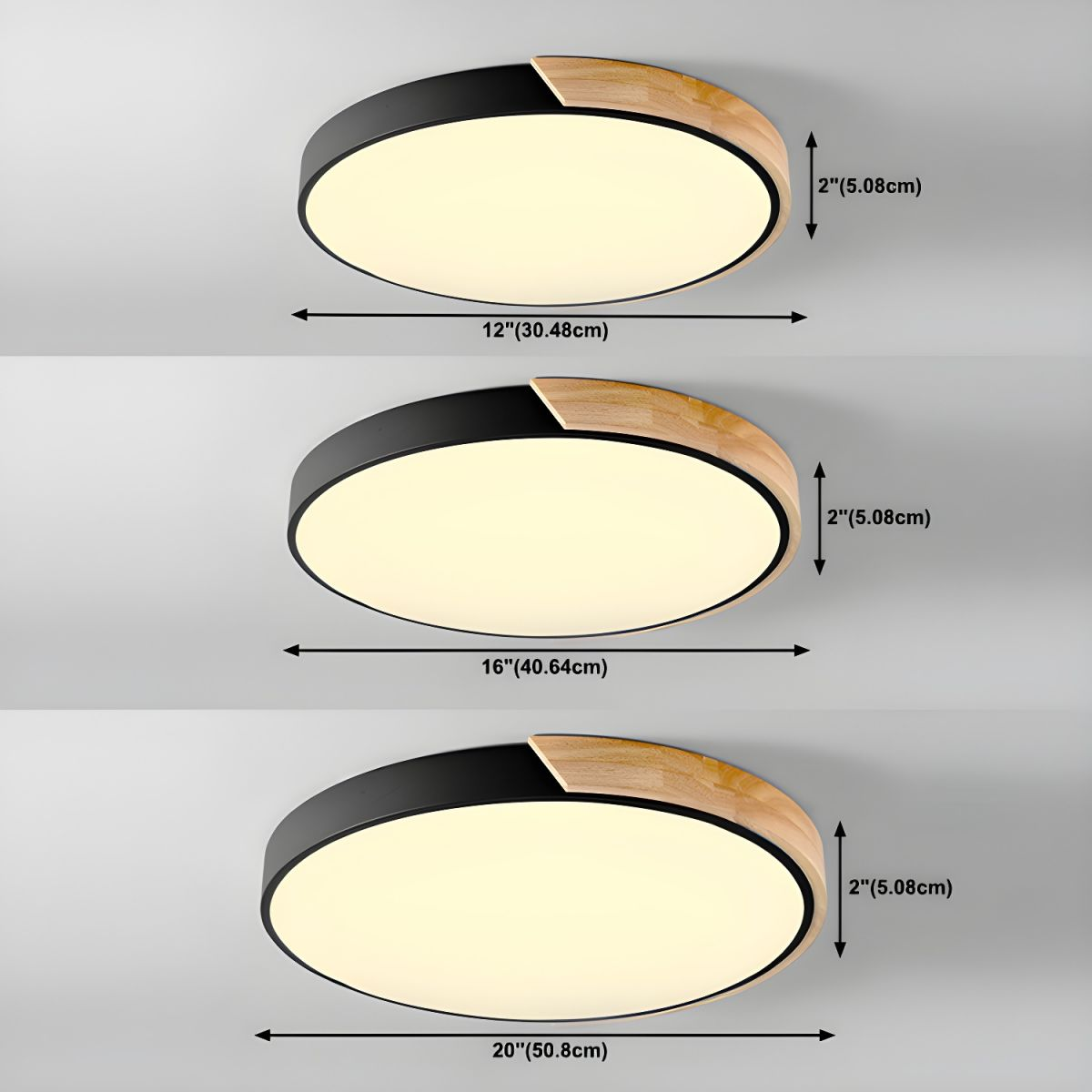 Bunte Runde LED-Deckenleuchte | Karnz
