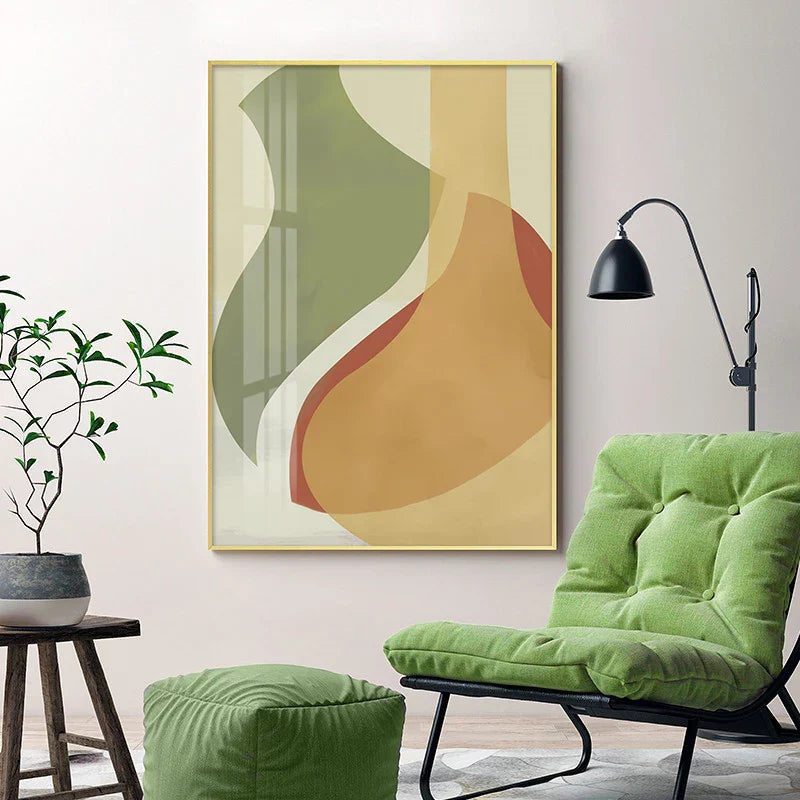 Farbenfrohe Sanfte Farbtöne Abstrakte Stillleben Wandkunst Feine Kunst Leinwanddrucke Bilder für modernes Apartment Wohnzimmer Esszimmer Zeitgenössische Wohnkultur