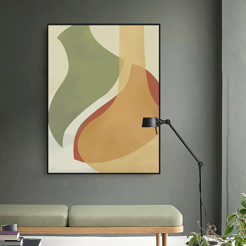 Farbenfrohe Sanfte Farbtöne Abstrakte Stillleben Wandkunst Feine Kunst Leinwanddrucke Bilder für modernes Apartment Wohnzimmer Esszimmer Zeitgenössische Wohnkultur