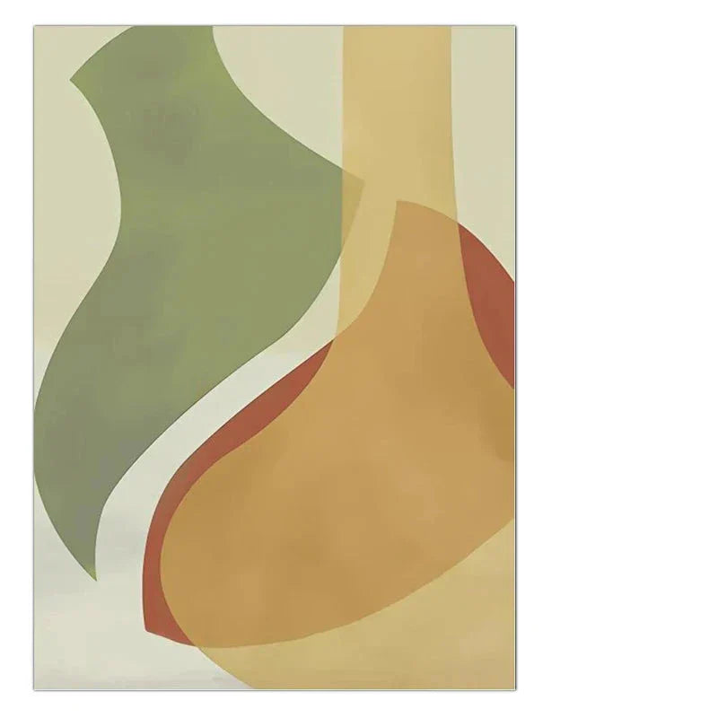 Farbenfrohe Sanfte Farbtöne Abstrakte Stillleben Wandkunst Feine Kunst Leinwanddrucke Bilder für modernes Apartment Wohnzimmer Esszimmer Zeitgenössische Wohnkultur