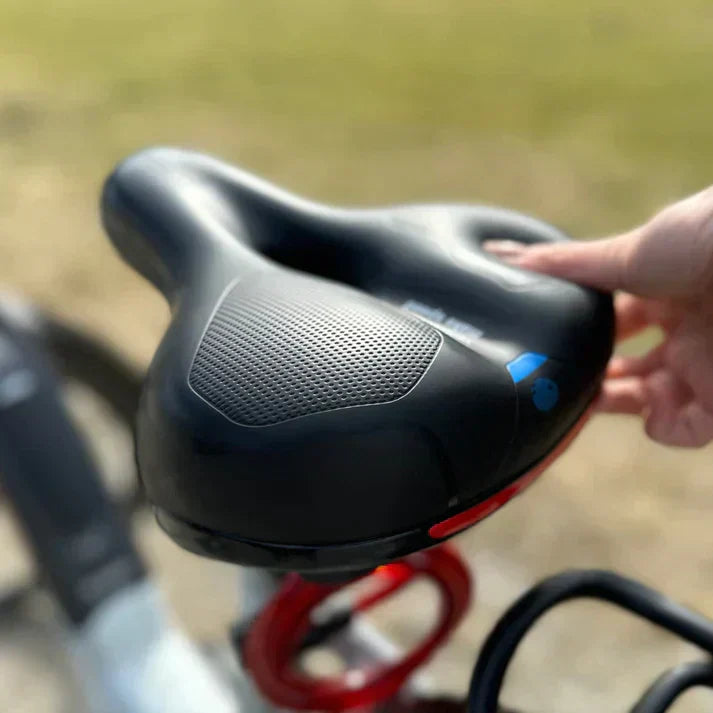 Fahrradsattel mit Gelkissen und Stoßdämpfung