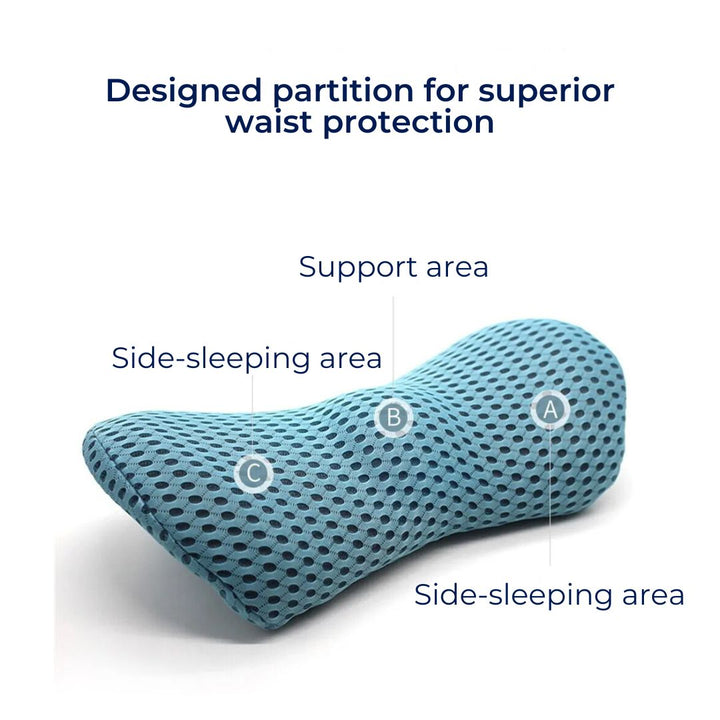 ComfortWave Lendenstützkissen | zur Linderung von Rückenschmerzen - Ergonomisches Design für Büro - Fahren und Zuhause verwenden Karnz