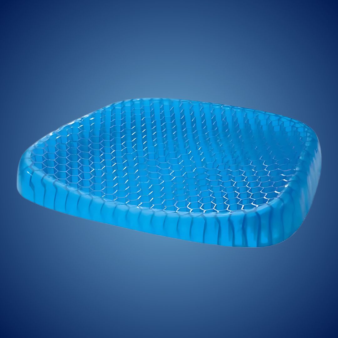 GelRelax Sitzkissen – Orthopädisches Gelkissen für Druckentlastung und Komfort | Karnz