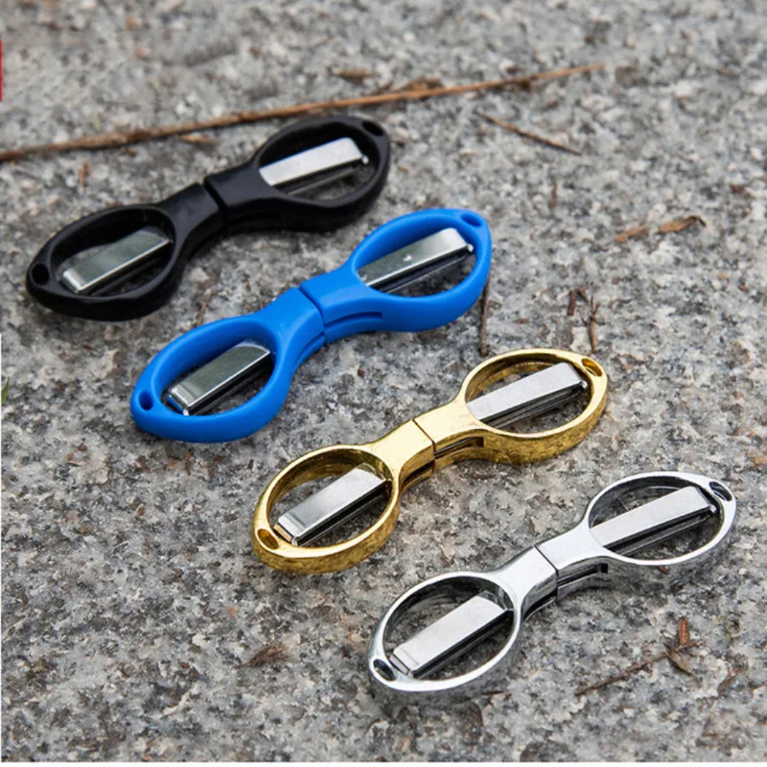 Mini Snip Edelstahl Scheren Schlüsselanhänger | Karnz