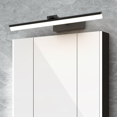 Zeitgenössisches schwarzes LED-Spiegel Badezimmer Vanity Light | Karnz